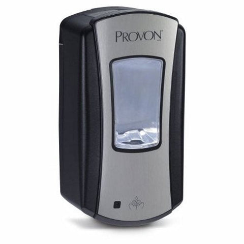Gojo, Soap Dispenser Provon  LTX-12 Brushed Chrome / Black Plastic Motion Activated 1200 mL Wall Mount, 1 Each Gojo
