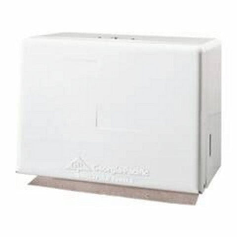 Georgia Pacific, Paper Towel Dispenser Georgia-Pacific White Metal Manual 500 Count Wall Mount, Count of 1 Georgia Pacific