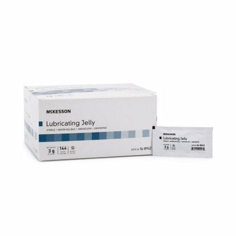 McKesson, Lubricating Jelly McKesson 3 Gram Individual Packet Sterile, 3 Grams McKesson