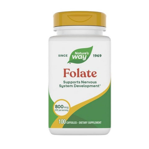 Folate 100 Caps by Nature's Way