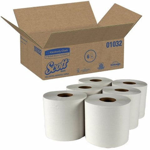Kimberly Clark, Paper Towel Kimtech Science* Kimwipes  Center Pull Roll, Perforated 8 X 12 Inch, Count of 6 Kimberly Clark