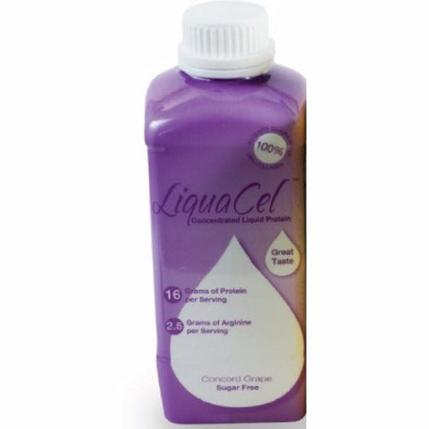 Global Health Products In, Oral Protein Supplement LiquaCel Grape Flavor 32 oz. Container Bottle Ready to Use, Count of 6 Global Health Products In