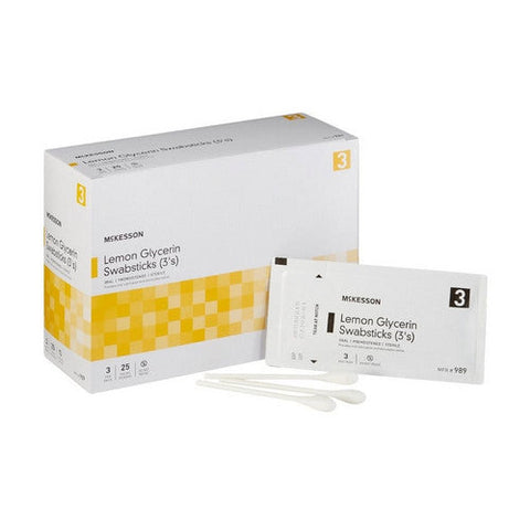 McKesson, Oral Swabstick McKesson Lemon Glycerin, Case Of 10 McKesson