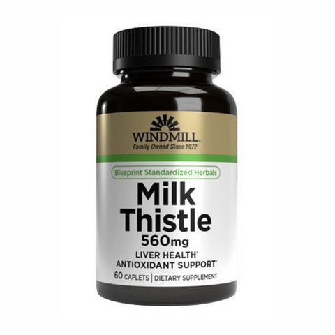 Windmill Health, Milk Thistle, 560 Mg, 60 Tabs Windmill Health