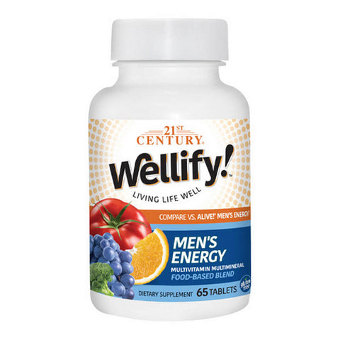 21st Century, Wellify Men'S Energy, 65 Tabs 21st Century