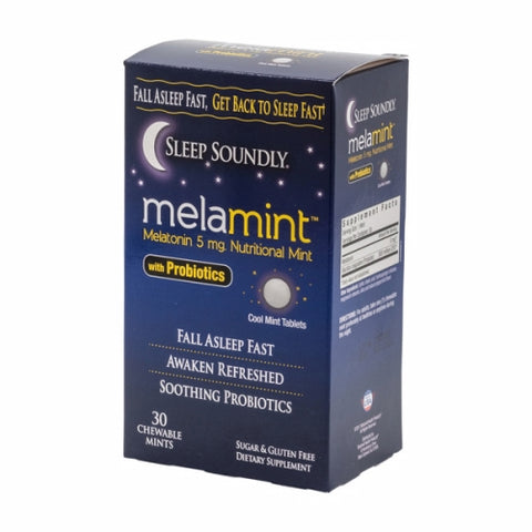 Sleep Soundly, Melatonin Melamint, 5 Mg, 30 Tabs Sleep Soundly