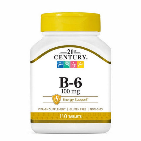 21st Century, Vitamin B-6, 100mg, 110 Tabs 21st Century