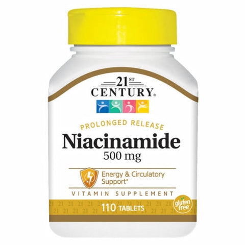 21st Century, Niacinamide, 500mg, 110 Caps 21st Century