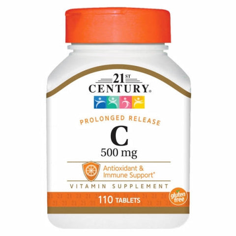 21st Century, Vitamin C Prolonged Release, 500mg, 110 Tabs 21st Century