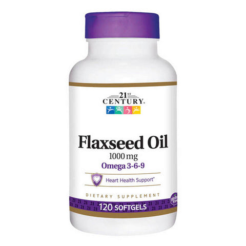 21st Century, Flaxseed Oil, 120 Softgels 21st Century