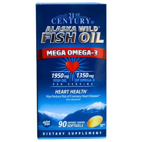 21st Century, Alaska Wild Fish Oil, 90 Softgels 21st Century