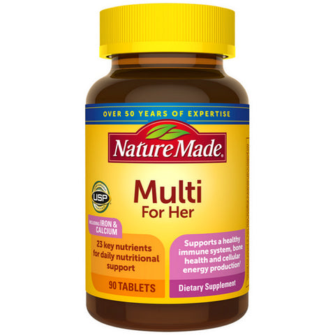 Nature Made, Multi Vit & Minerals for Women, 90 Tabs Nature Made