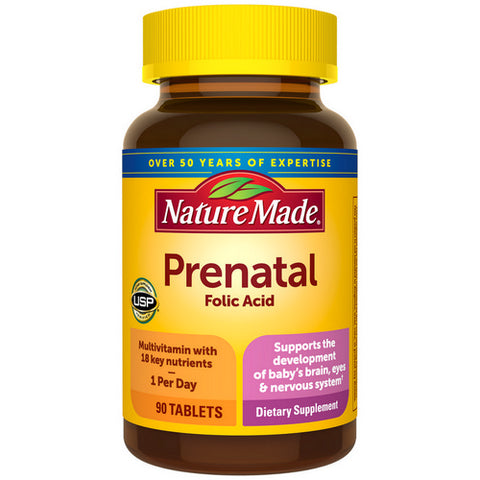 Nature Made, Prenatal Multivitamins, 90 Tabs Nature Made
