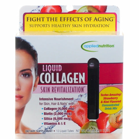 Applied Nutrition, Collagen Liquid Skin Revitalization, 10 Liquid Tubes Applied Nutrition
