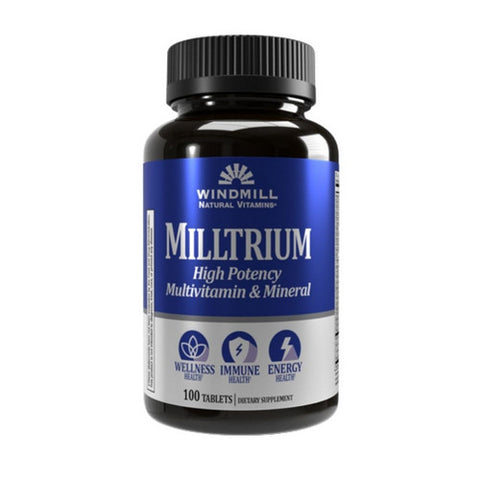 Windmill Health, Milltrium Tablets, 100 Tabs Windmill Health