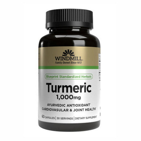 Windmill Health, Turmeric, 1000 Mg, 60 Caps Windmill Health