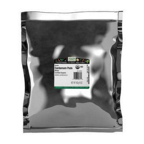 Frontier Coop, Organic Cardamon Pods Green Whole, 1 lb Frontier Coop