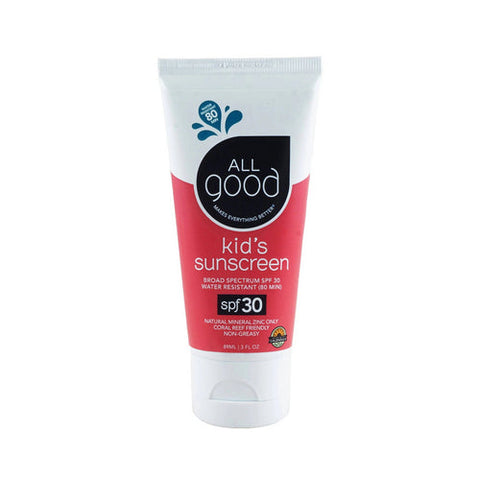 All Good, Kids Mineral Sunscreen Lotion SPF 30, 3 Oz All Good