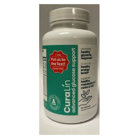 Curalin, Advance Glucose Support Trial, 42 Caps Curalin