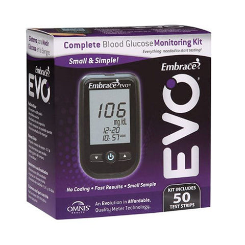 Embrace, Embrace Evo Blood Glucose Meter Kit, 1 Each Embrace