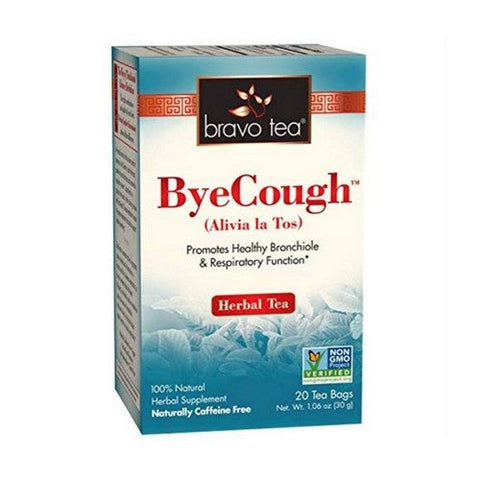 Bravo Tea & Herbs, Bye Cough Herbal Tea, 20 Bags