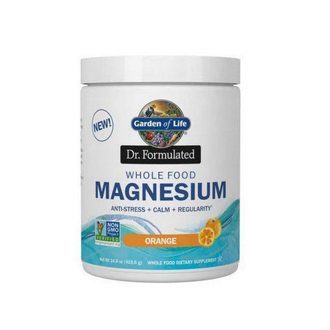 Garden of Life, Dr. Formulated Magnesium Powder, Orange, 14.8 Oz Garden of Life