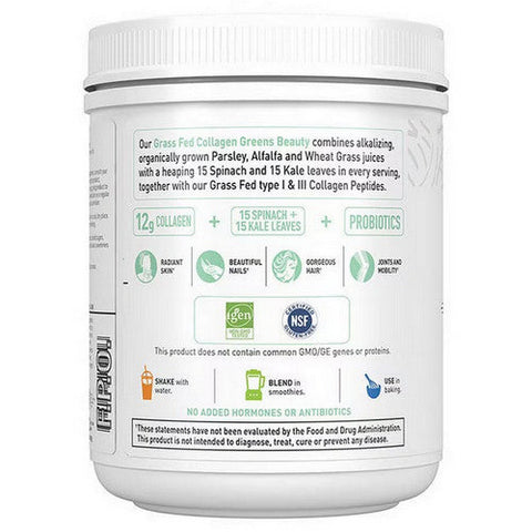 Garden of Life, Collagen Greens Beauty Powder, Apple, 266 Grams Garden of Life