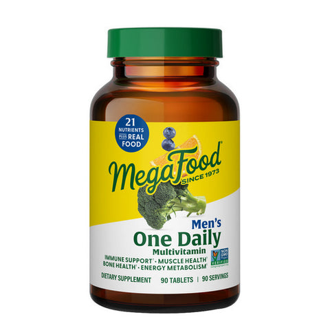 MegaFood, Men's One Daily Multivitamin, 90 Tabs MegaFood