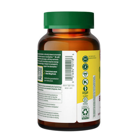 MegaFood, Blood Builder Iron Supplement, 180 Tabs MegaFood