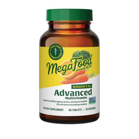 MegaFood, Women's 55+ Advanced Multivitamin, 60 Tabs MegaFood