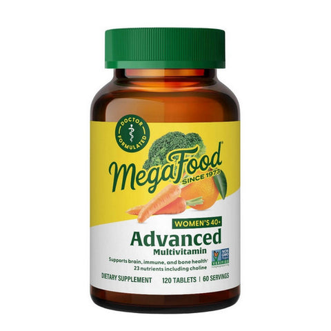MegaFood, Women's 40+ Advanced Multivitamin, 120 Tabs MegaFood