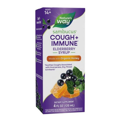 Sambucus HoneyBerry Cough Syrup 4 Oz by Nature's Way