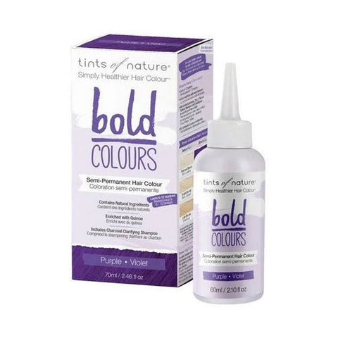 Tints of Nature, Semi-Permanent Hair Color, Bold Purple 2.46 Oz Tints of Nature