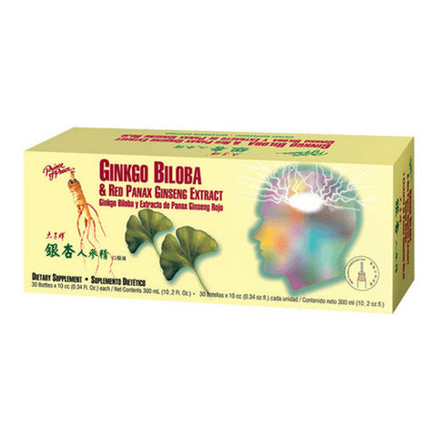 Prince Of Peace, Ginkgo Biloba And Red Panax Ginseng Extract, 30x10cc Prince Of Peace
