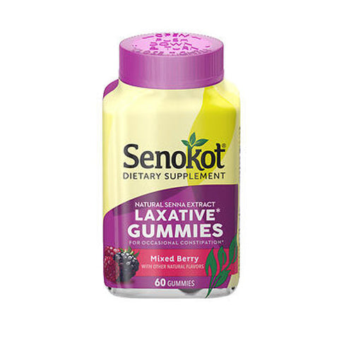 Senokot, Natural Senna Extract Laxative Gummies, 60 Gummies Senokot