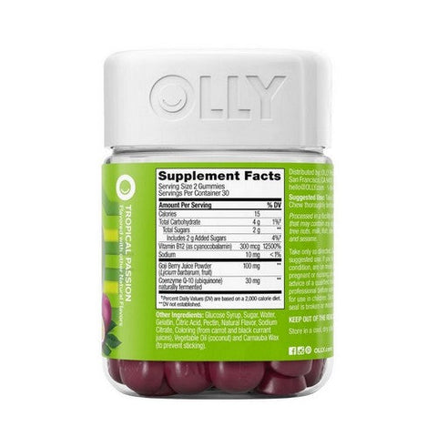 Olly, Daily Energy Tropical Passion, 60 Count Olly