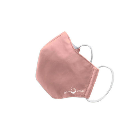 Green Sprouts, Reusable Adult Large Face Mask Coral, 1 Count Green Sprouts