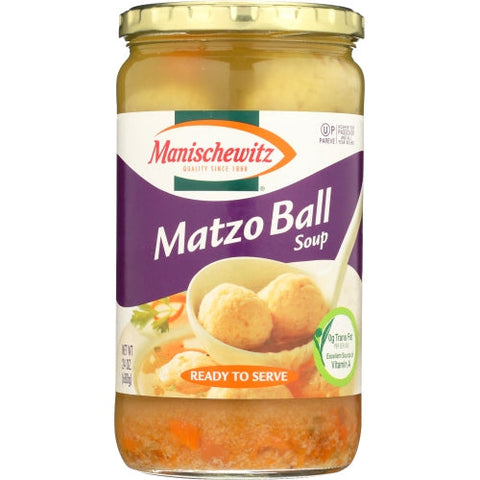 Manischewitz, Soup Matzo Ball Jars, Case of 12 X 24 Oz Manischewitz