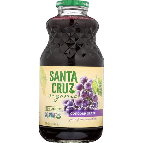 Santa Cruz, Juice Grape Concord Org, Case of 6 X 32 Oz Santa Cruz