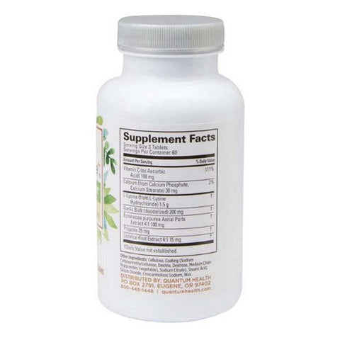 Quantum Health, Super Lysine +, 180 VCaps Quantum Health