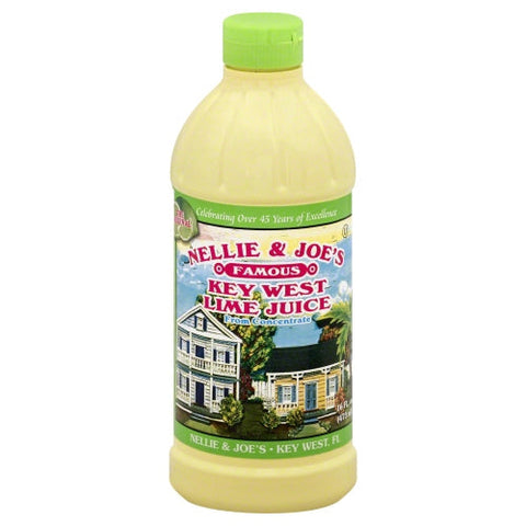 Nellie & Joes, Juice Key West Lime, Case of 12 X 16 Oz Nellie & Joes