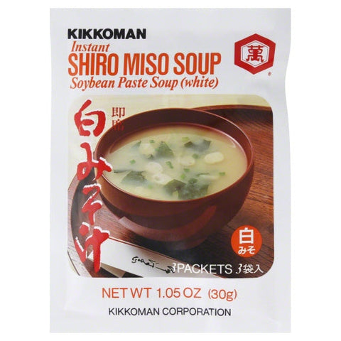 Kikkoman, Instant Shiro White Miso Soup, 1.05 Oz(Case Of 12) Kikkoman