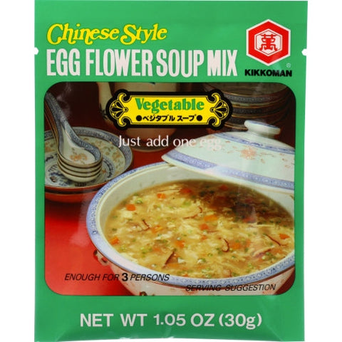 Kikkoman, Egg Flower Vegetable Soup Mix, 1.05 Oz(Case Of 12) Kikkoman