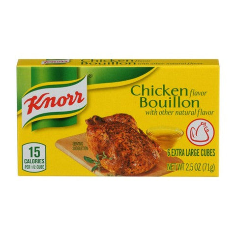 Knorr, Chicken Bouillon Cube Box, 2.5 Oz(Case Of 24) Knorr