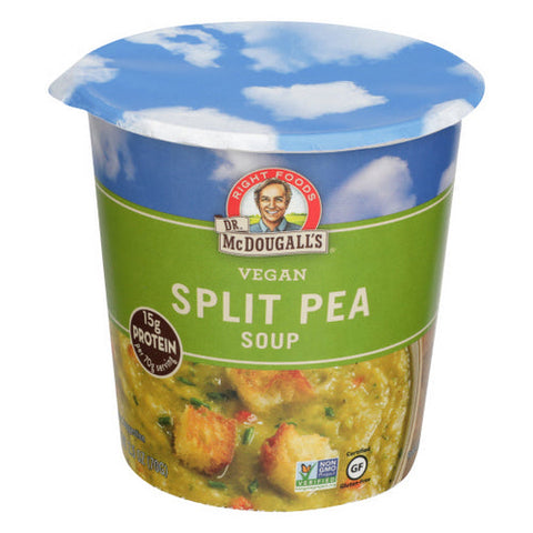 Dr. Mcdougall's, Split Pea Barley Big Soup Cup, 2.5 Oz(Case Of 6) Dr. Mcdougall's