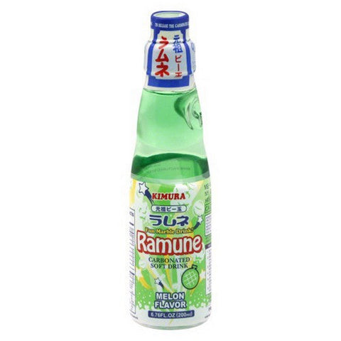 Kimura, Bev Ramune Melon, 6.76 Oz(Case Of 18) Kimura