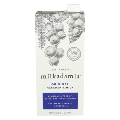 Milkadamia, Mac Adamia Milk Original, 32 Oz(Case Of 6) Milkadamia