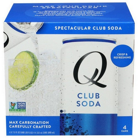 Q Mixers, Club Soda, 30 Oz(Case Of 6) Q Mixers