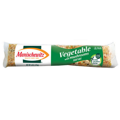 Manischewitz, Vegetable With Mushroom Soup, 6 Oz(Case Of 24) Manischewitz