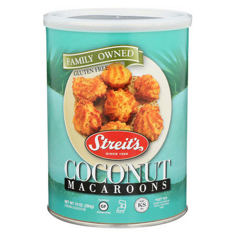 Streits, Macaroons Coconut Cookie, 10 Oz(Case Of 12) Streits